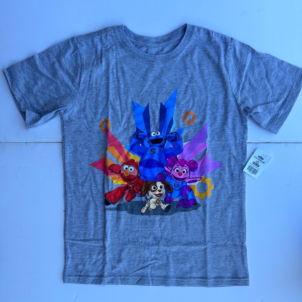 Kids Gray Sesame Character T-Shirt